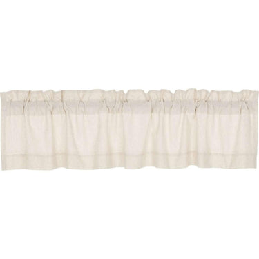 Simple Life Flax Natural Valance Curtain 16x72 - The Fox Decor